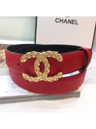 Chanel Calf Leather Belt Wide with 30mm 56602 HY22917dX32