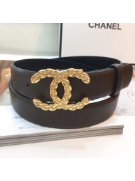 Chanel Calf Leather Belt Wide with 30mm 56603 HY11210vj67