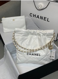 Chanel Calf leather shopping bag AS3261 White HY27060Lp50