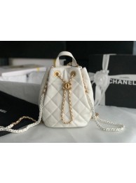 Chanel Calfskin Backpack Original Leather AS3211 white HY19617uk46