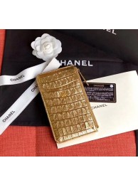 Chanel Calfskin & Gold-Tone Metal A81598 Gold HY5818hI90