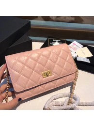 Chanel Calfskin & Gold-Tone Metal S33814 pink HY13682xh67