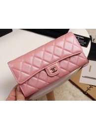 Chanel Calfskin Leather & Gold-Tone Metal A80758 pink HY20094mV18