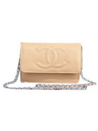 Chanel Cannage Pattern Leather Flap Shoulder Bag A8892 Apricot HY16697uk46