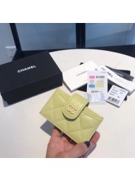 Chanel card holder AS0342 green HY24207bT70