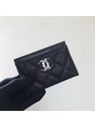 Chanel card holder Calfskin AP2039 black HY17264bm74