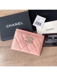 Chanel card holder Calfskin AP2737 pink HY5253iZ66