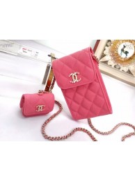chanel card holder with chain & Gold-Tone Metal AP2033 rose HY25141Va47