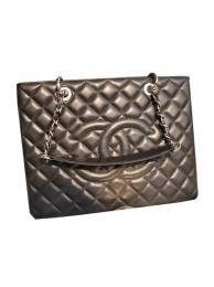 Chanel Classic Coco Bag Black GST Sheepskin Leather A50995 Silver HY3457np57