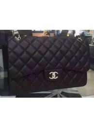 Chanel Classic Flap Bag Original Deerskin Leather CHA5212 Black HY19112dw37