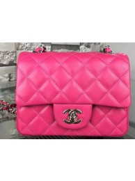 Chanel Classic Flap Bag Original Sheepskin Leather A5171 Rose HY11152Yr55