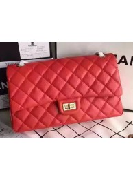 Chanel Classic Flap Bag Red Original Leather CHA8575 Gold HY1987wv88