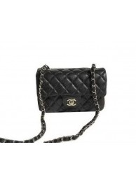 Chanel Classic Flap Bags black Original Cannage Patterns A1116 Silver HY23197Yr55
