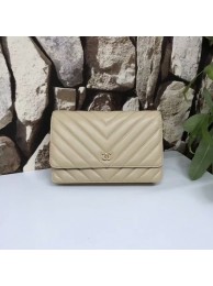 Chanel Classic Flap Bags Camel Original Sheepskin Leather 33815 Glod HY1583lq41