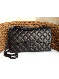 Chanel Classic Flap Bags Original Lambskin Leather A1113 Black HY263gE29