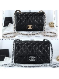 Chanel Classic Flap Bags Sheepskin Leather A1116 Black HY25567su78