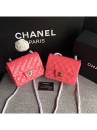 Chanel Classic Flap mini Bag Original Leather A1115 Pink HY17346rd58