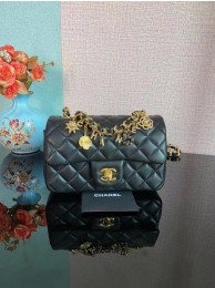 Chanel Classic Flap Shoulder Bag Original Sheepskin leather AS2326 black HY15042wn15