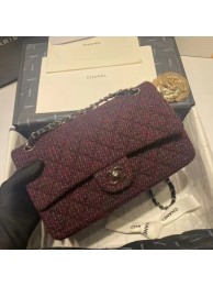 Chanel CLASSIC HANDBAG A01112 Dark Pink HY17739MB38
