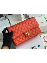 chanel classic handbag Lambskin & gold Metal A01112 red HY15309Zf62