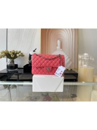 Chanel classic handbag Lambskin&silver Metal 01112 pink HY11573uU16