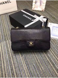 Chanel classic handbag Lizard A01112 black HY14927yj81