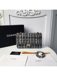 Chanel classic handbag Tweed Braid & Gold-Tone Metal A01112-6 HY14493uU16