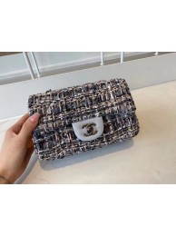 Chanel classic handbag Tweed & silver-Tone Metal A01116-5 HY16591nV16