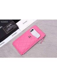 Chanel classic pouch Grained Calfskin& silver-Tone Metal A84402 rose HY4686OG45