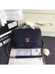 Chanel Classic Top Flap Bag Original Cannage Pattern A96587 Royal HY25654Fh96
