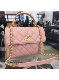 Chanel Classic Top Flap Bag Original Leather A98079 Pink HY3814LG44