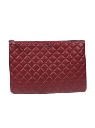 Chanel Clutch Bag Original Sheepskin Leather A69254 A69253 Burgundy HY13612rJ28