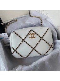 Chanel cross-body bag AS2384 White & black HY11817nE34