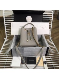 Chanel drawstring bag AS0310 grey HY26159KX22