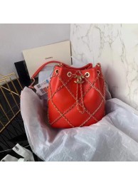 Chanel drawstring bag Lambskin AS2386 red HY7189hk64