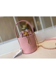 Chanel Drawstring Sheepskin bag AS1478 pink HY23960FA31