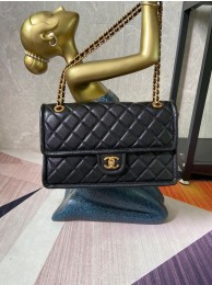 Chanel flap bag Grained Calfskin AS2358 black HY9648Ri95
