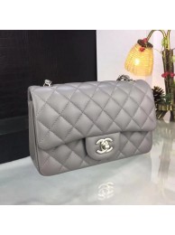 Chanel flap bag Gray A1116 Silver HY20024Oq54