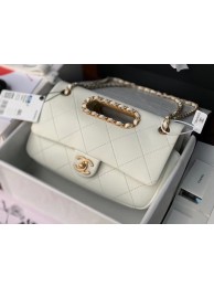 Chanel Flap Bag Original Sheepskin Leather AS1466 white HY9261FT35