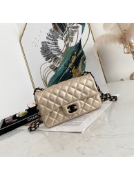 Chanel Flap Lambskin Shoulder Bag 1116 gold HY9856dE28