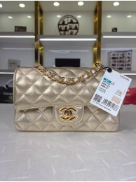 Chanel Flap Lambskin Shoulder Bag A01116 gold HY16187TL77