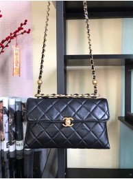 Chanel Flap Lambskin Shoulder Bag AS1267 black HY12672ff76