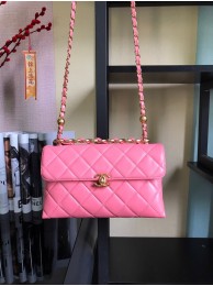 Chanel Flap Lambskin Shoulder Bag AS1267 pink HY23646tL32