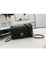 Chanel Flap Lambskin Shoulder Bag AS2557 black HY20794oK58