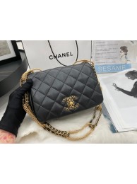 Chanel Flap Lambskin Shoulder Bag AS2975 black HY22906EW67