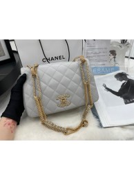 Chanel Flap Lambskin Shoulder Bag AS2976 light gray HY25672jf20