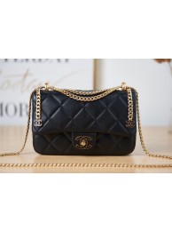 Chanel Flap Lambskin small Shoulder Bag AS3114 black HY1624LG44