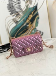 Chanel Flap Mirage Lambskin Shoulder Bag AS1116 purple HY18870ki86