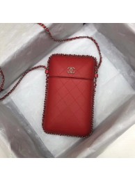 Chanel Flap Original Mobile phone bag 55699 red HY24351JD63