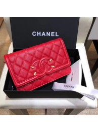 Chanel Flap Shoulder Bag Original Caviar Leather 5698 red HY24632xh67
